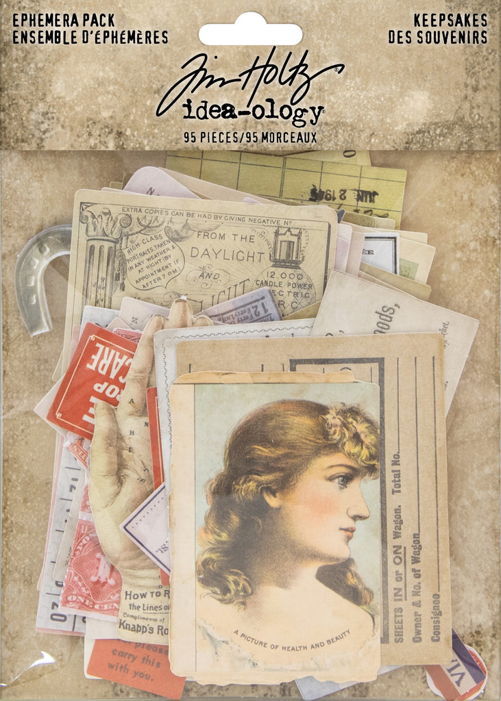 Shop Tim Holtz Ephemera Die Cuts for Craft Projects, Scrapbooking, Decoupage, Mixed Media, 