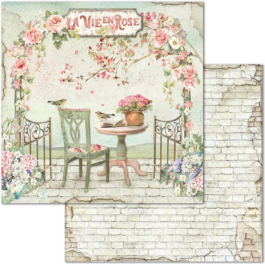 Beautiful House of Roses Stamperia Scrapbooking Paper Set. These beautiful high quality papers by Stamperia are themed sets with coordinating designs. They are 190g weight. Perfect for your next Decoupage Craft