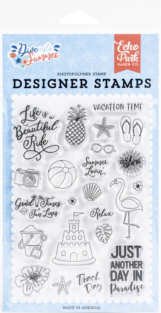 Shop Echo Park clear high quality Photopolymer Stamps for Crafts