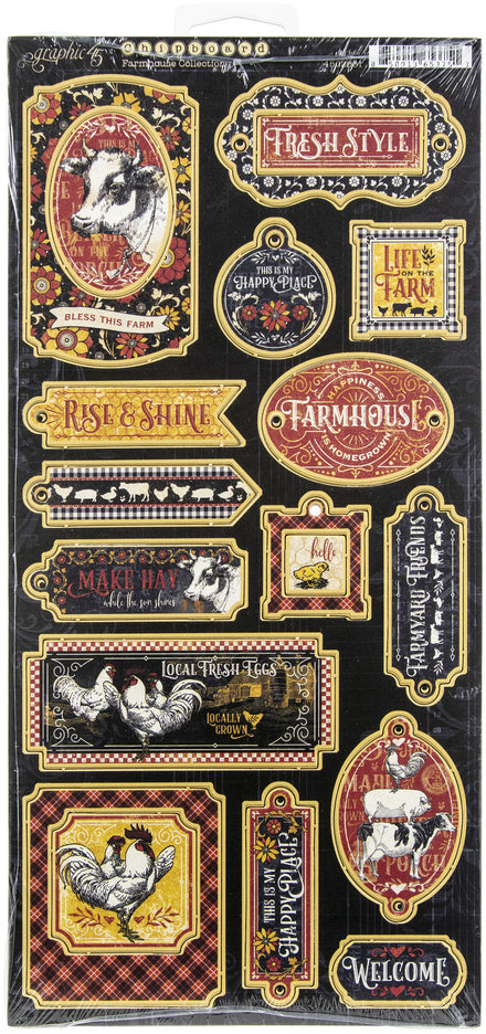 Shop Catch of Day Graphic 45 Ephemera Die Cuts for Crafts, Scrapbook –  Decoupage Napkins.Com