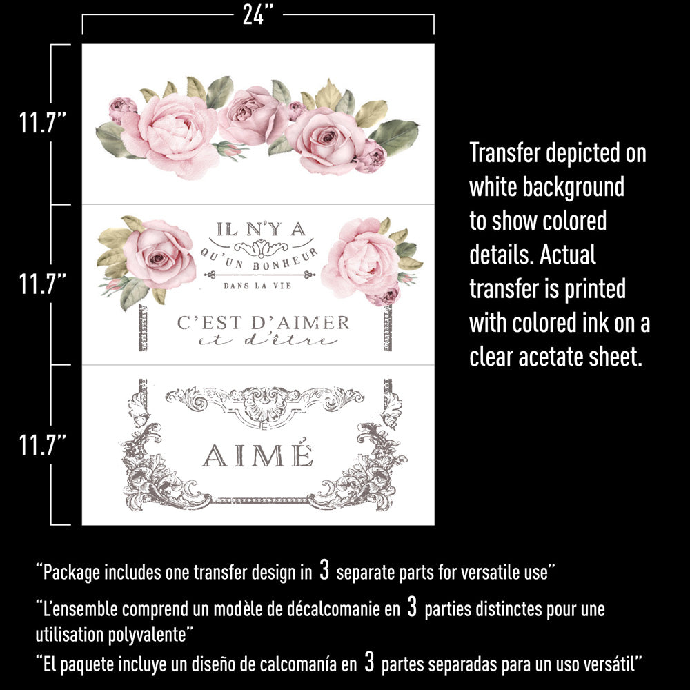 Shop Dans La Vie Floral ReDesign with Prima Rub on Transfer