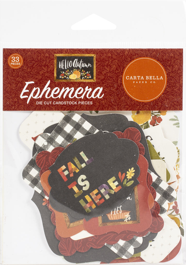 Carta Bella Paper Fall Fun Collection Ephemera Icons