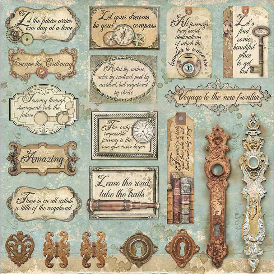 Creative Vintage Lady Scrapbooking Material Stickers Decorative