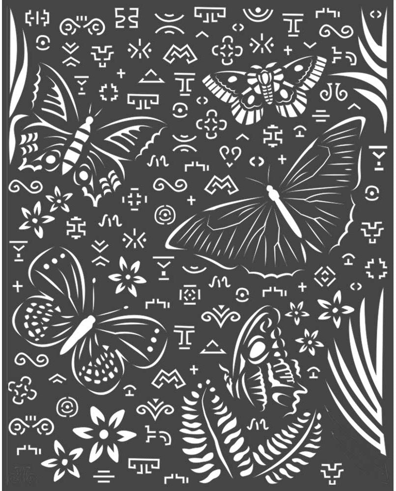 Stamperia Butterflies Amazonia Stencils are made of flexible yet strong plastic material. Ideal for 3D effects and Mixed Media