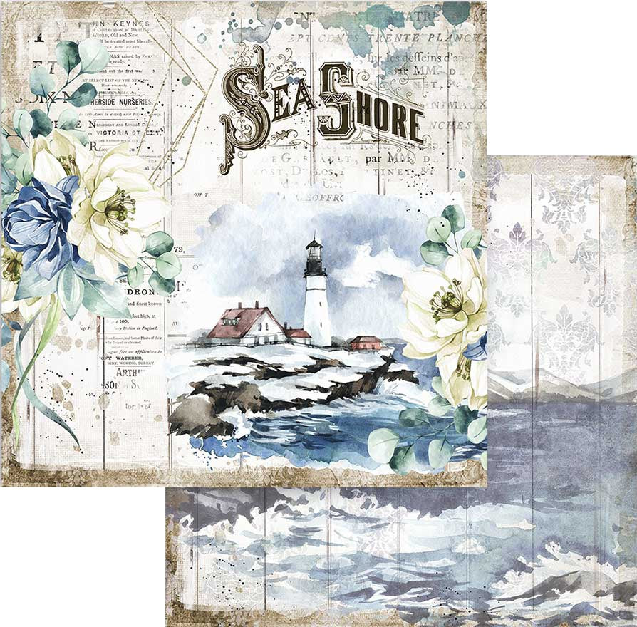 Beautiful Sea Dream Stamperia Scrapbooking Paper Set. These beautiful high quality papers by Stamperia are themed sets with coordinating designs. They are 190g weight. Perfect for your next Decoupage Craft project