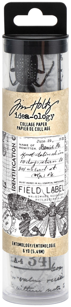 Shop Beautiful Entomology Tim Holtz Idea-ology semi-transparent Collage Paper Roll. Size 6 feet by 6 inches. Imported. 