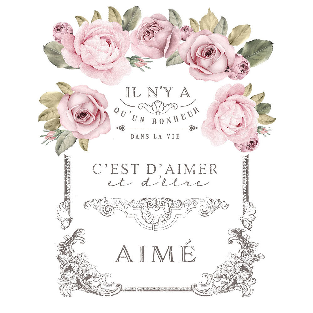 Shop Dans La Vie Floral ReDesign with Prima Rub on Transfer
