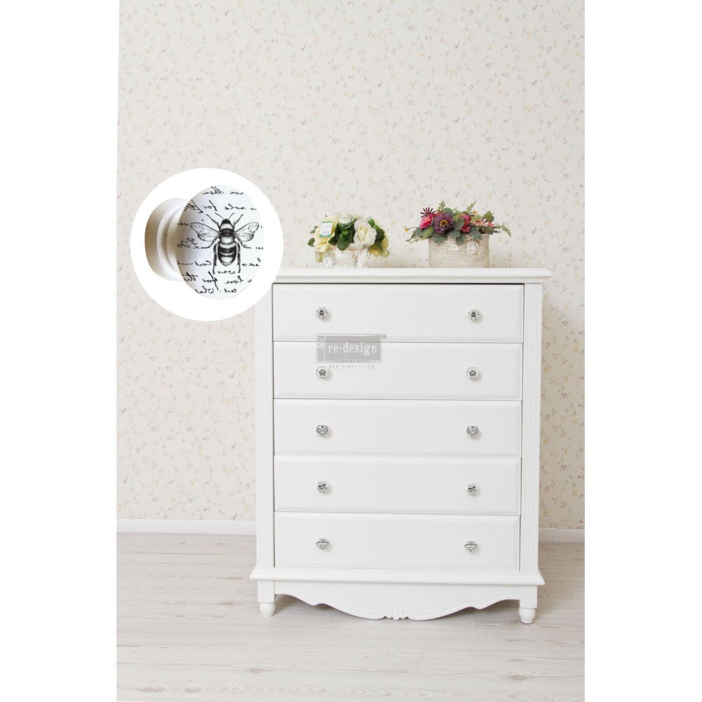 Shop French Maison Knob Transfer ReDesign with Prima Rub on Transfer