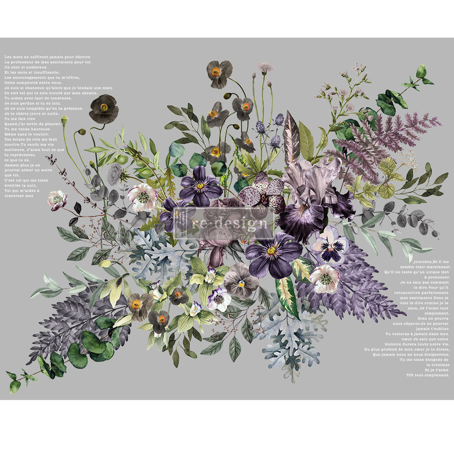 Shop Vigorous Violet Floral ReDesign with Prima Rub on Transfer