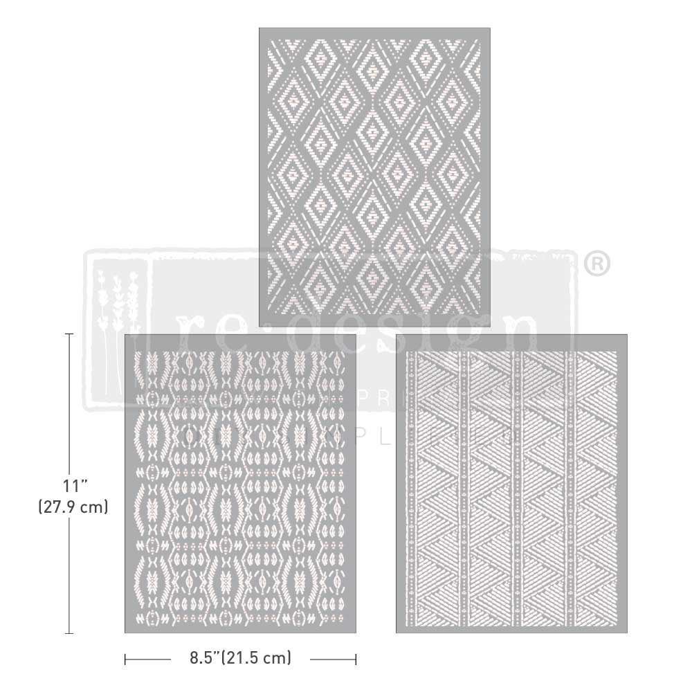 ReDesign with Prima Woven with Love Decor Transfers® are easy to use rub-on transfers for Furniture and Mixed Media uses. Simply peel, rub-on and transfer.