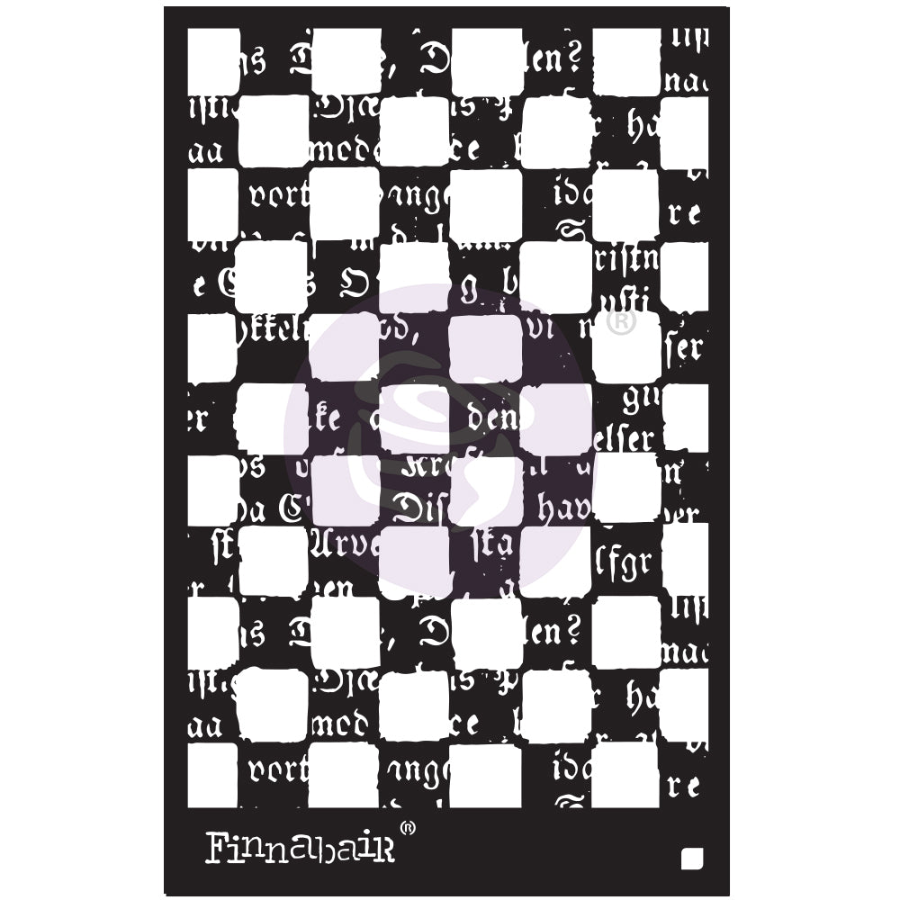These Finnabair Mind Games Stencils are made of flexible yet strong plastic material. Ideal for 3D effects and Mixed Media