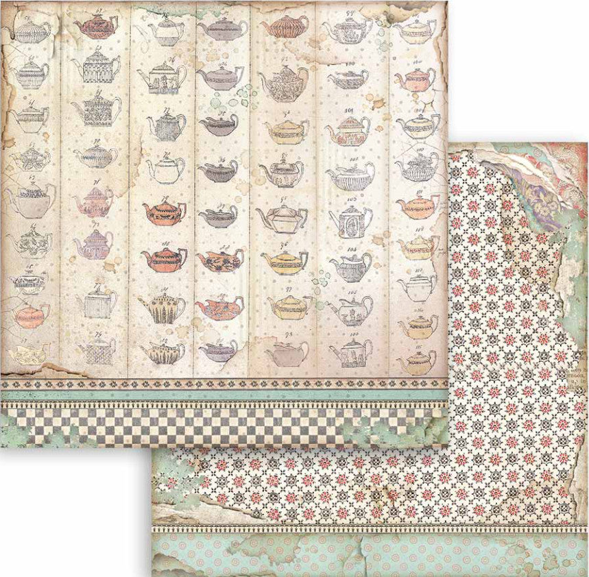 Beautiful Alice Stamperia Scrapbooking Paper Set. These beautiful high quality papers by Stamperia are themed sets with coordinating designs. They are 190g weight. Perfect for your next Decoupage Craft