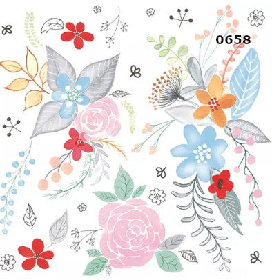 Beautiful Decoupage Napkin for Crafting and Scrapbooking