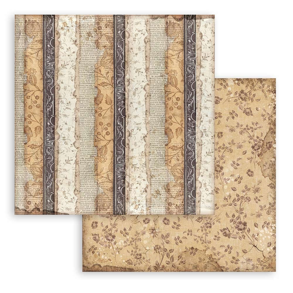 Beautiful Lady Vagabond Stamperia Scrapbooking Paper Set. These beautiful high quality papers by Stamperia are themed sets with coordinating designs. They are 190g weight. Perfect for your next Decoupage Craft
