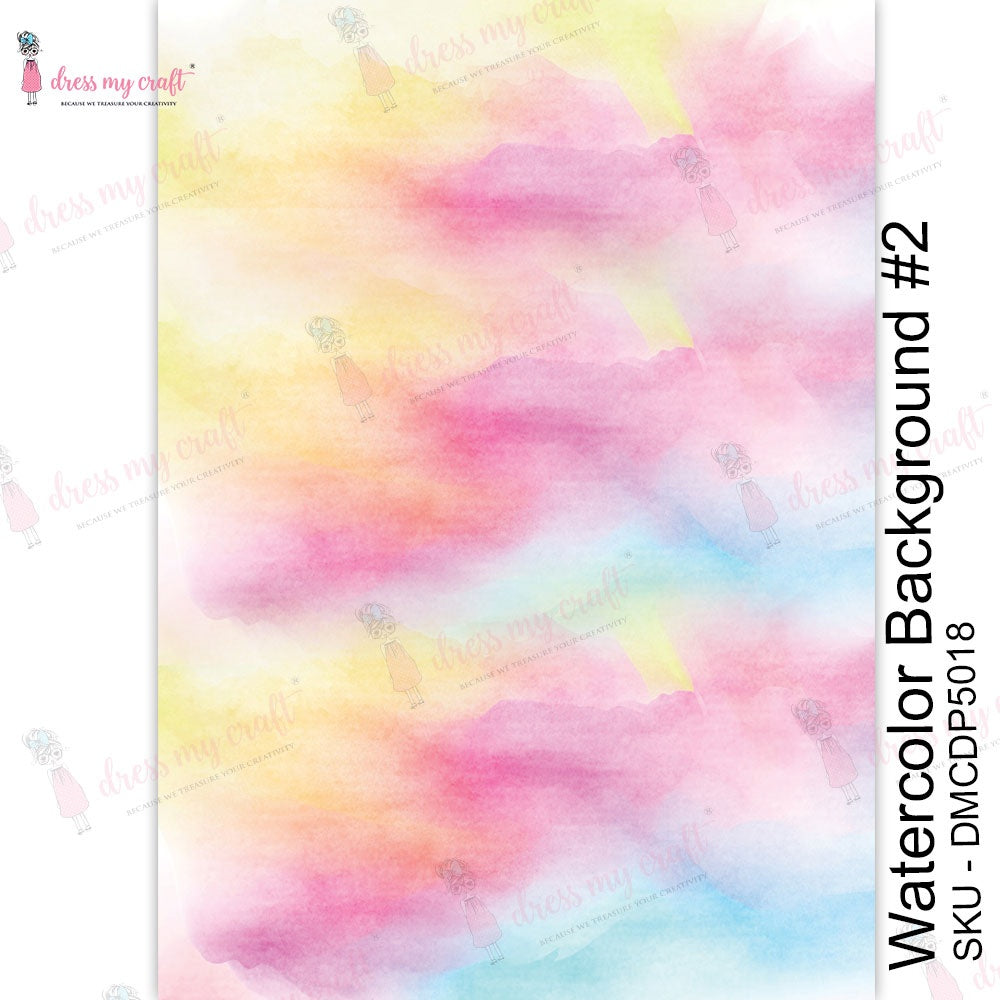 Shop Watercolor Dress My Craft Transfer Me Papers for Craft Projects. Incredibly beautiful. Vibrant and Crisp transfer image. Perfect for Furniture Upcycle, DIY projects, Craft projects, Mixed Media, Decoupage Art and more.
