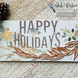 ReDesign with Prima Holiday Spirit Christmas Decor Transfers® are easy to use rub-on transfers for Furniture and Mixed Media uses. Simply peel, rub-on and transfer.