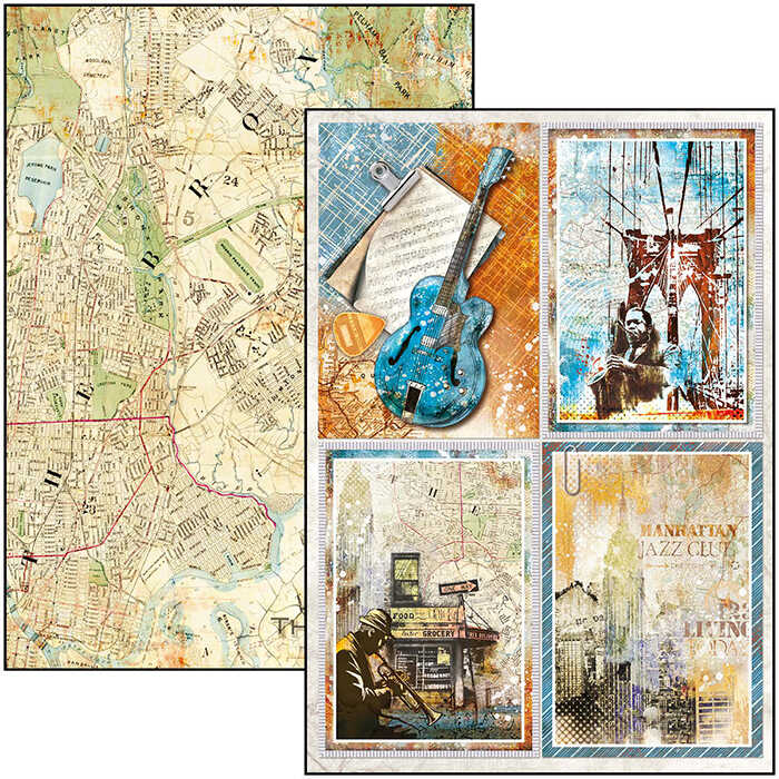 Blue Note Ciao Bella Creative Pad for Scrapbooking, Decoupage, Cardmaking, Journaling