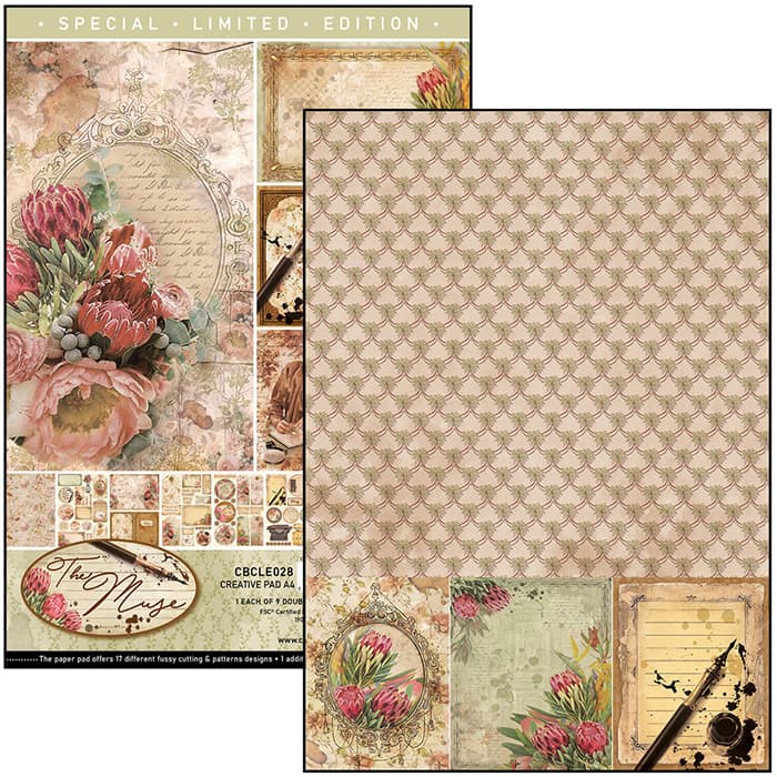 The Muse Ciao Bella Creative Pad for Scrapbooking, Decoupage, Cardmaking, Journaling