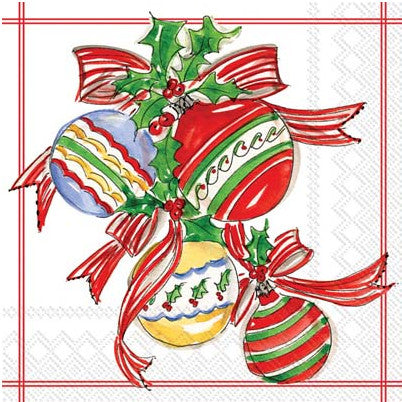 Shop Christmas Bulbs Decoupage Paper Napkins are of exceptional quality and imported from Europe. This makes them ideal for Decoupage Crafting, DIY craft projects, Scrapbooking