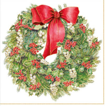These Nostalgic Wreath Decoupage Paper Napkins are of exceptional quality and imported from Europe. They are 3-ply. Ideal for Decoupage Crafting, DIY