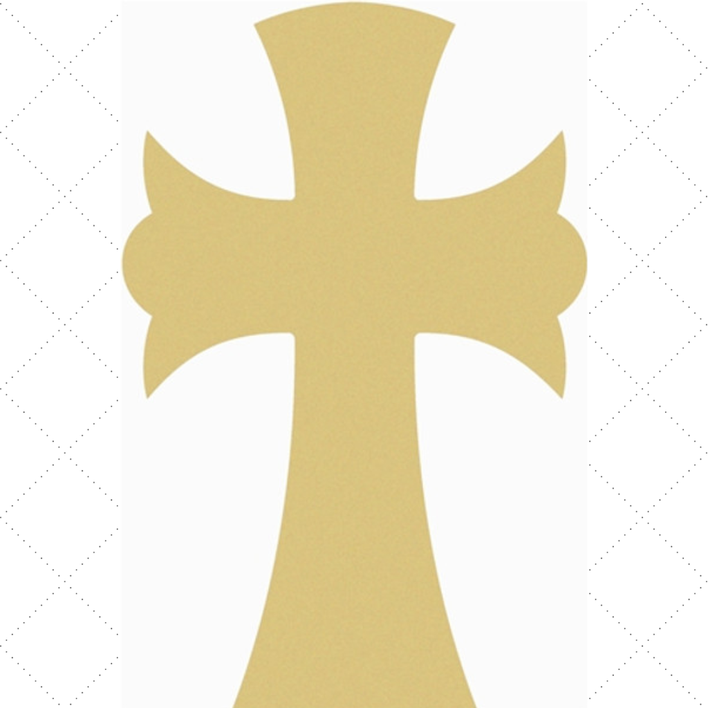 Cross 67 - Wood Shape 9.5" Find top quality MDF wood craft cut outs for decoupage. Wooden shapes make great home décor projects