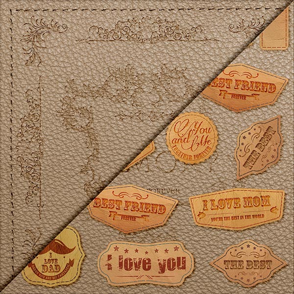 Shop Leather Scrapbooking Paper for Journaling, Decoupage, Mixed Media