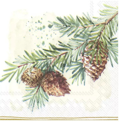These Pine Cones Decoupage Paper Napkins are of exceptional quality and imported from Europe. This makes them ideal for Decoupage Crafting, DIY craft projects, Scrapbooking