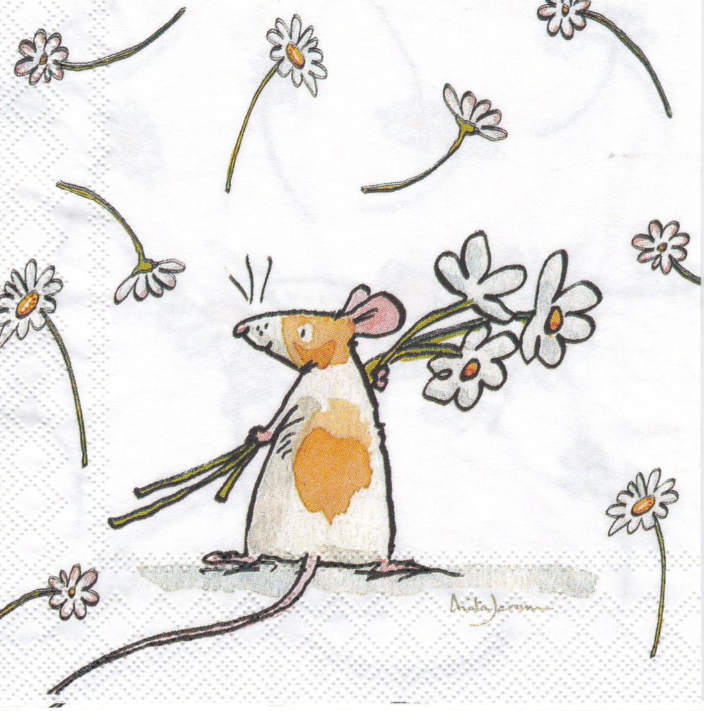 Mouse Using Napkin European Decoupage Paper Napkins: Transform Your Crafts | Shop Today ...