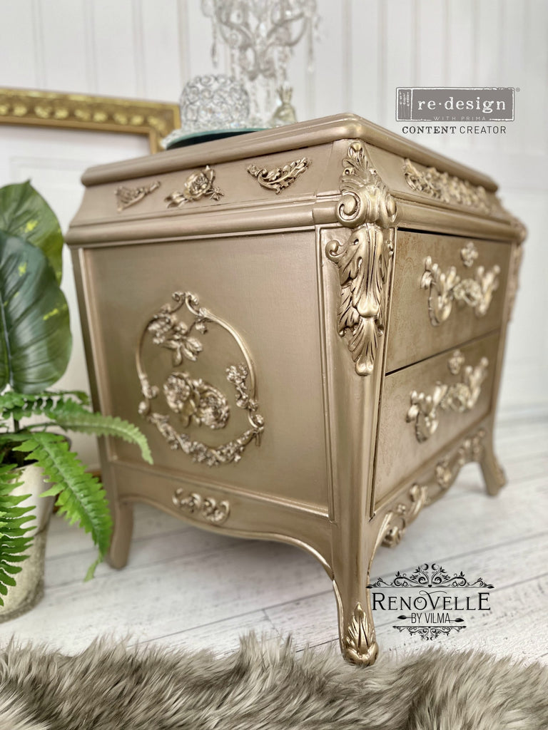 ReDesign with Prima - Decor Mold 5x8 Pattern: Victorian Rose. Heat resistant and food safe. Breathe new life into your furniture, frames, plaques, boxes, scrapbooks, journals. 