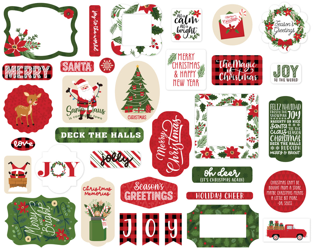 Shop Carta Bella Magic of Christmas Ephemera Die Cuts. Have fun embellishing your next Scrapbooking, Journaling, Cardmaking