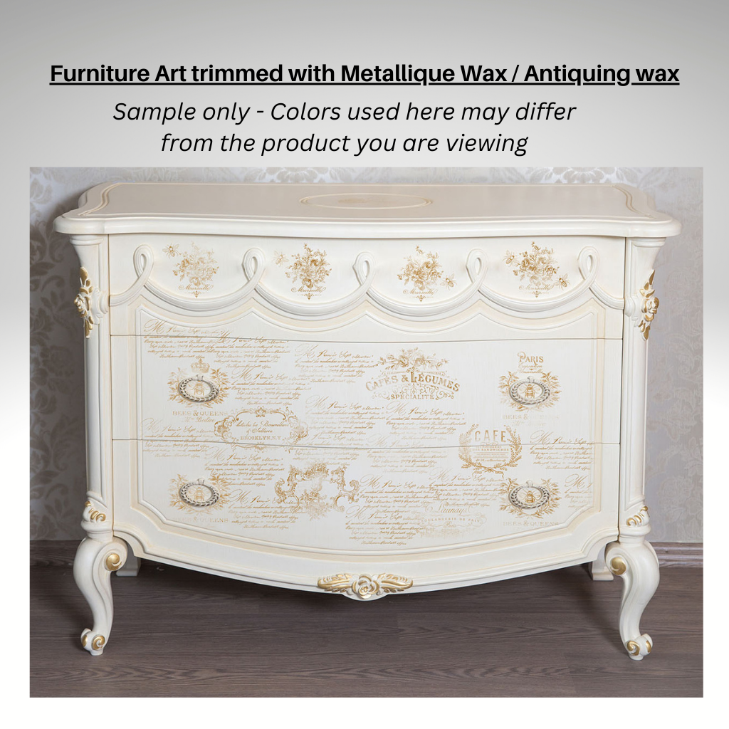 Ash Grey Finnabair Art Alchemy Antiquing Wax - 1 tube .68 oz. This antiquing paste wax aMohogany Finnabair Art Alchemy Antiquing Wax - 1 tube .68 oz. This antiquing paste wax adds a beautiful & natural looking stain to furniture upcycle & home décor