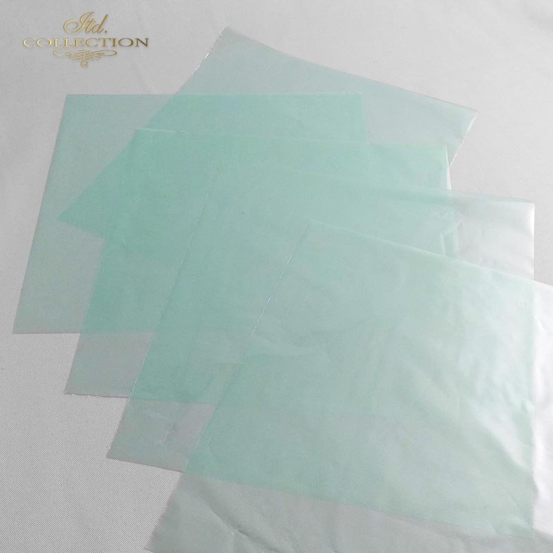 ITD Collection - Termoton Foil Sheets 6"x6" 5/Pkg - Mint Green Pearl. Add shimmer and shine to any project. This pack of 10 sheets can add a metallic element to your projects with or without the use of hot foiling!
