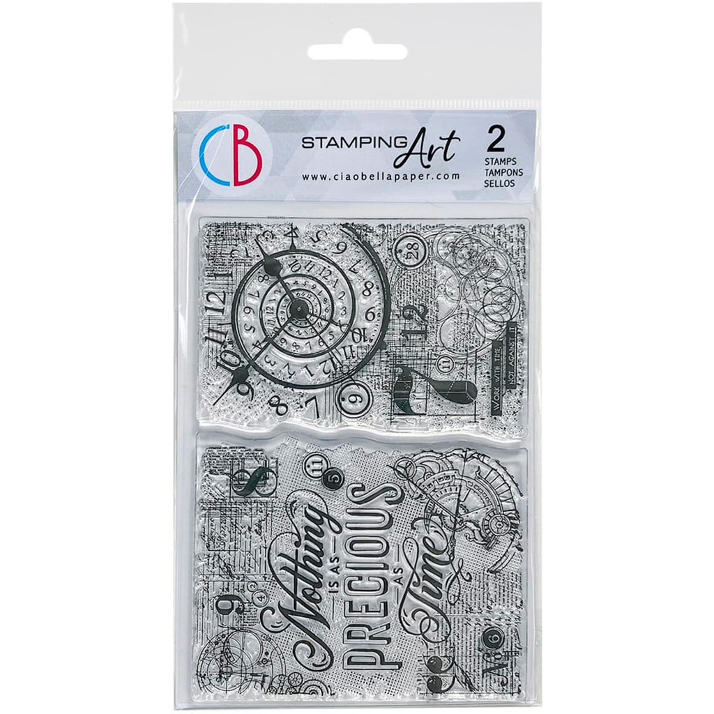Ciao Bella clear Photopolymer Stamps for Scrapbooking, Decoupage, Mixed Media, Art Journaling, Card making