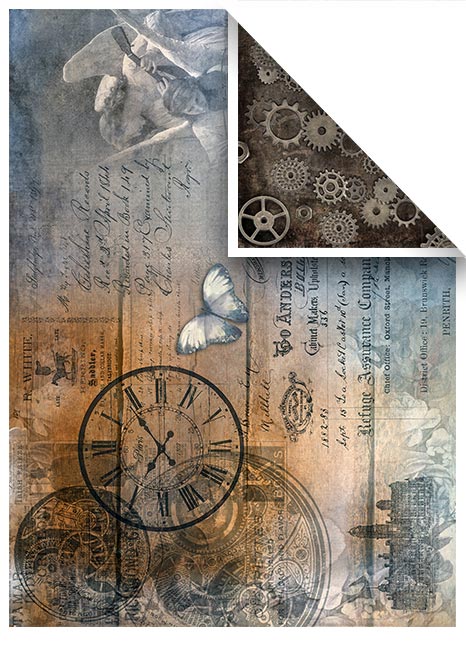 Steampunk scrapbooking kits paper sheets: Scrapbooking kit in a book for  creating your own sketchbooks - Emphera elements for decoupage, journaling,  n (Paperback)