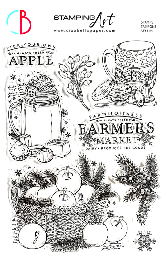 Rubber Stamp for Crafting, Card Making and Scrapbooking – Decoupage  Napkins.Com