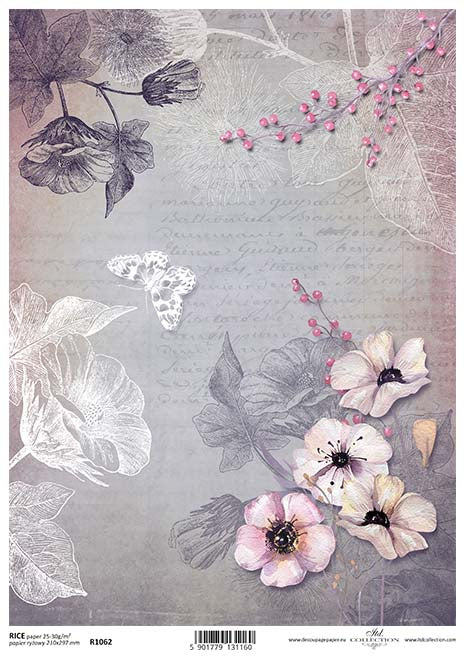 Beautiful Rice Paper for Decoupage Crafting, Scrapbooking, Journaling, Cardmaking