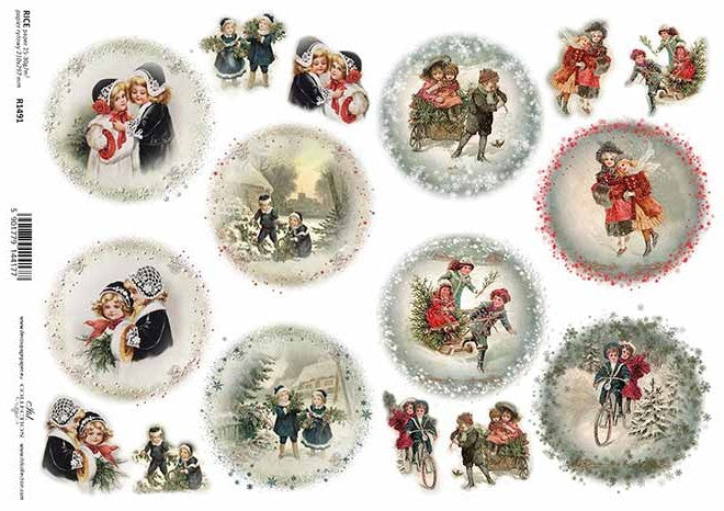 Shop Christmas ITD Collection Rice Paper for Crafting, Scrapbooking, Journaling, Cardmaking