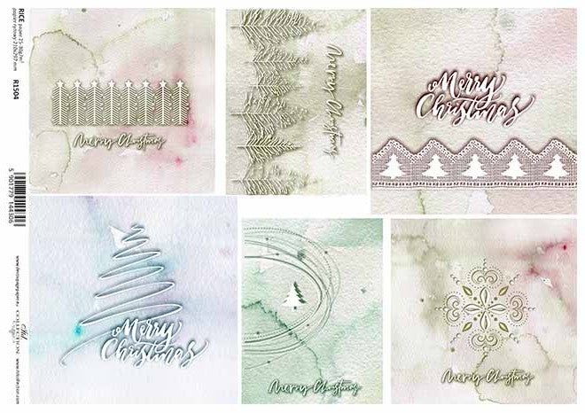 Shop Christmas ITD Collection Rice Paper for Crafting, Scrapbooking, Journaling, Cardmaking