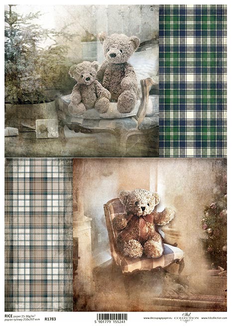 Shop Teddy Bear  ITD Collection Rice Paper for Crafting, Scrapbooking, Journaling, Cardmaking