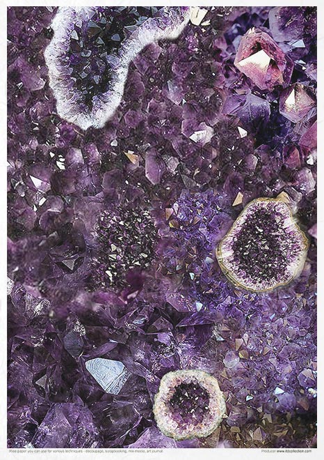 ITD Collection Gemstones Rice Paper 29.7 x 21 cm RP029