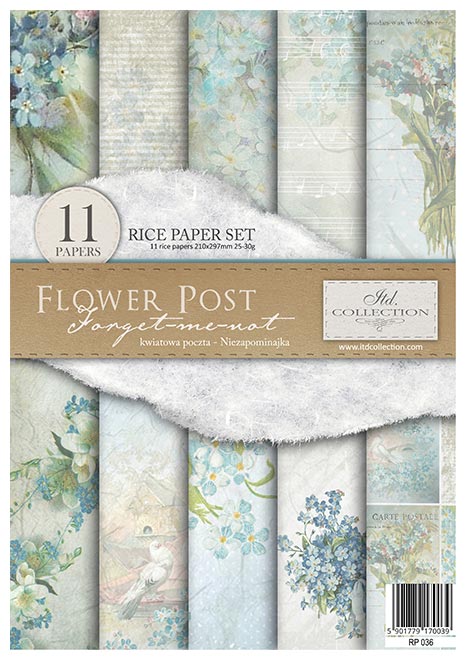 Flower Post Forget Me Not - Set #RP036