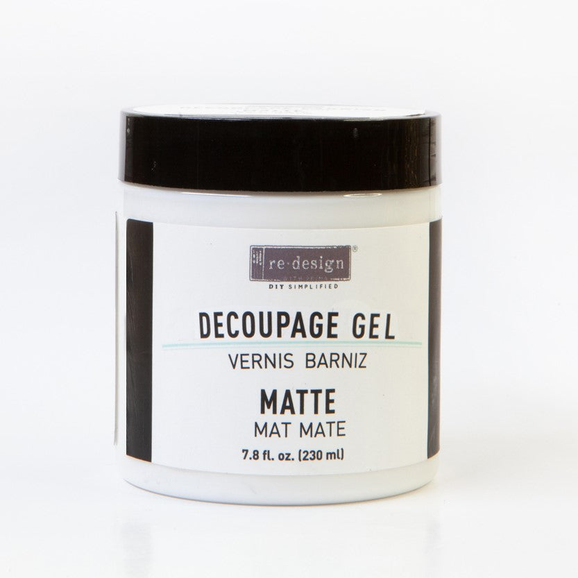Matte - Decoupage Gel 7.8 ounce jar by ReDesign with Prima