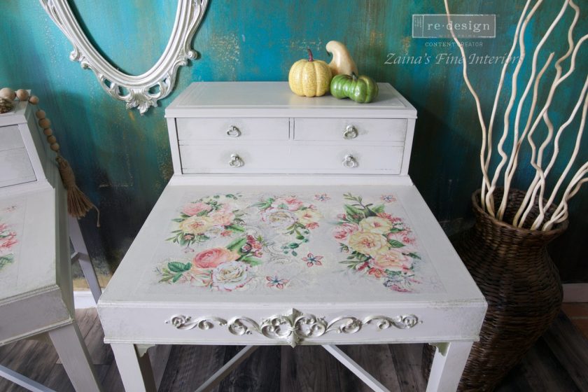 This pink & yellow Amiable Roses 11.5"x16.25" delicate yet durable mulberry decoupage paper from ReDesign with Prima boasts vibrant, beautiful colo