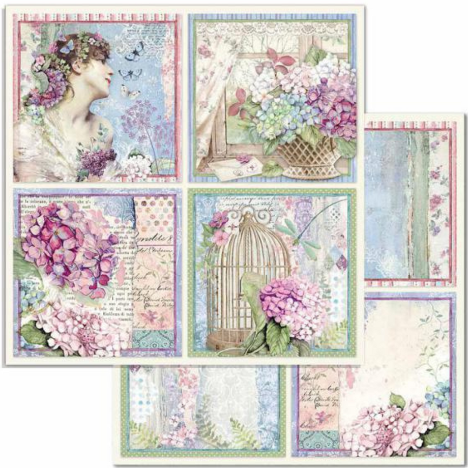 STAMPERIA 12x12 Paper Pack: Sweet Winter