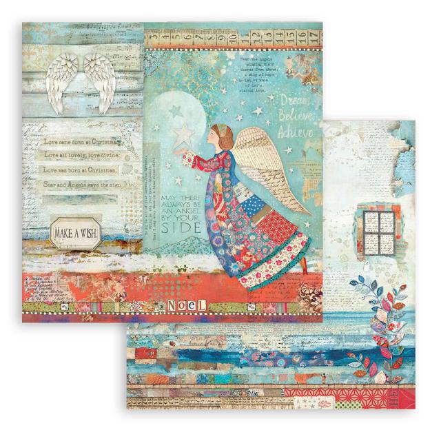Stamperia Around the World Collection 12x12 Scrapbooking Paper