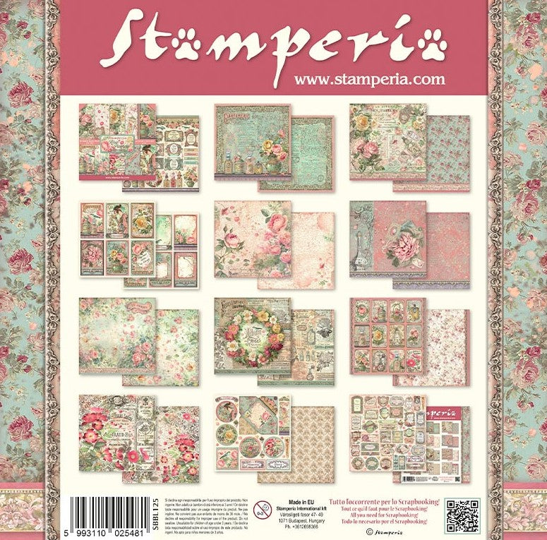 Kit de Scrapbooking Shabby Rose Stamperia 30x30 cm
