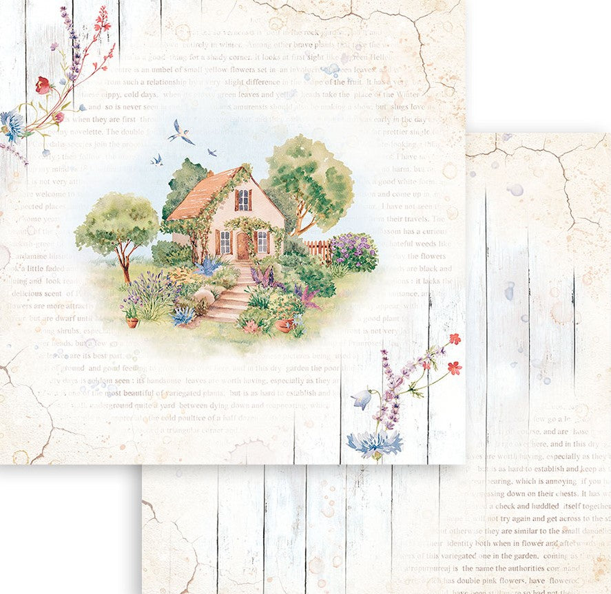 Stamperia Scrapbook Welcome Home - 12 x 12 Paper Pad – Decoupage