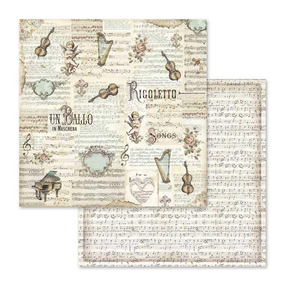 Shop Sheet Music Decoupage Paper Napkin for Mixed Media, Scrapbooking