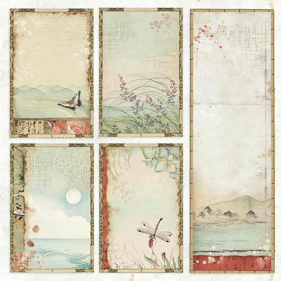 Stamperia Oriental Garden Paper Pad 12x12