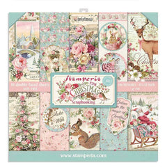 Stamperia 12x12 Paper Pack - Pink Christmas – Dreamz Etc